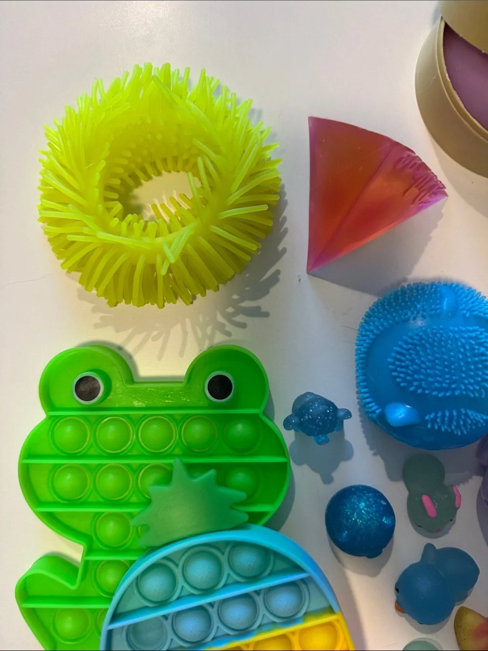 Various multicolor sensory